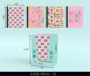 R SL FASHION COMP BK 100 PG STICKERS & LOVE ASST