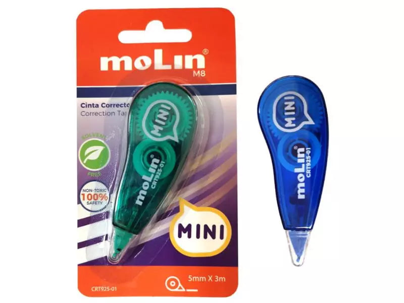 Cinta Correctora 12 metros x 5mm Blister Pack