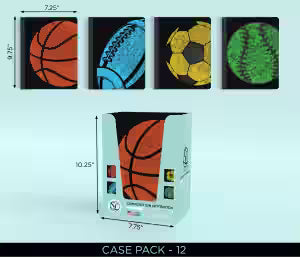 R SL FASHION COMP BK 100 PG SPORTS ASST USA MADE