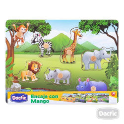 Encaje c/Mango Animal Selva. DACTIC