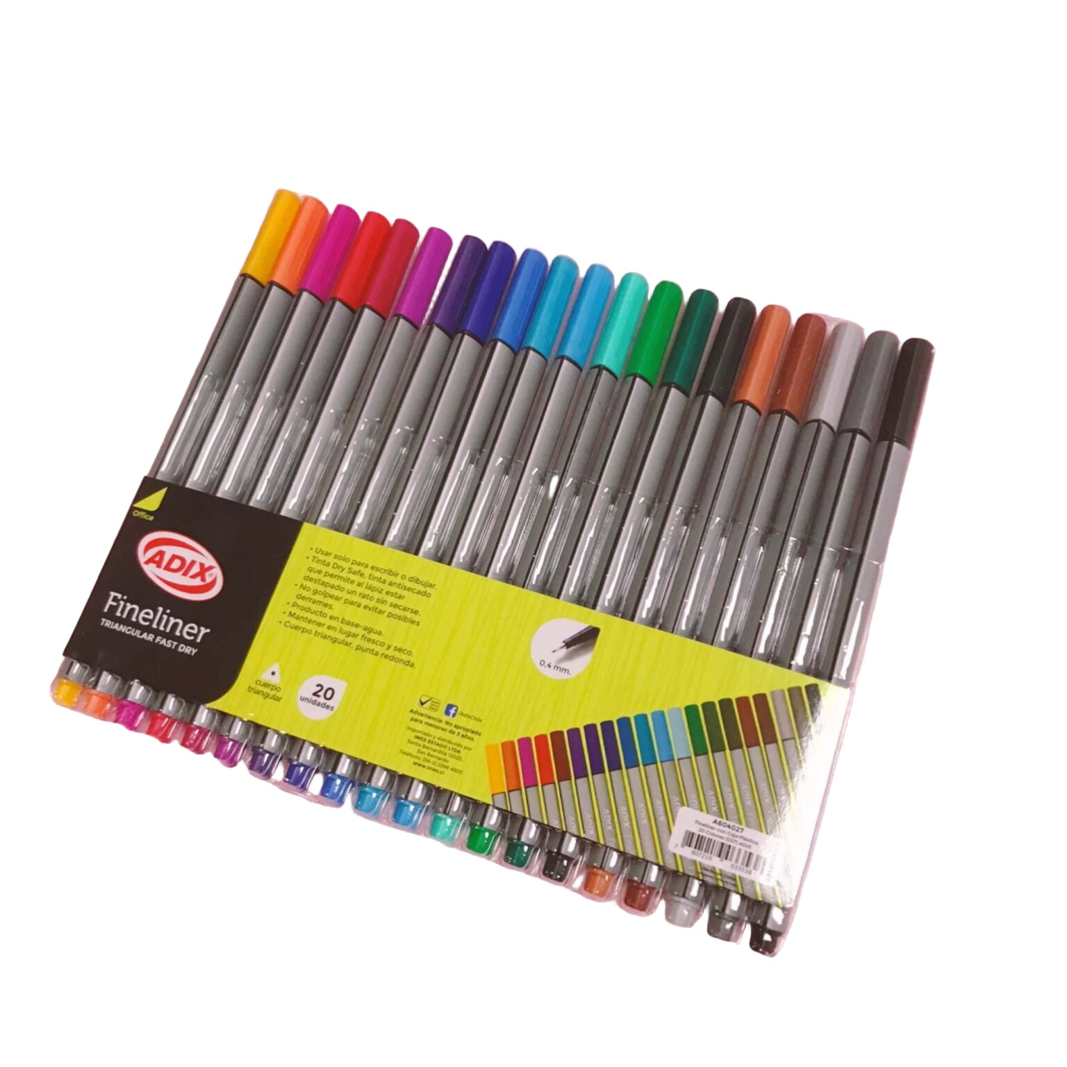 Fine Liner 20 colores ADIX