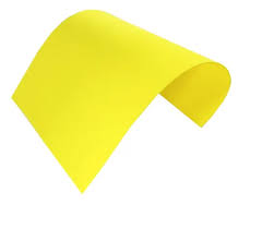 Foamy Carta Amarillo Canario pk/5pz.
