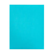 25 HOJAS CARTULINA REFLECT/TURQUESA DE 22 x 28 PLG