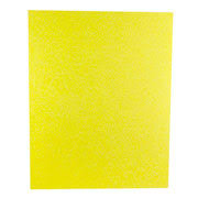 Foamy Carta con Diamantina Iridiscente Amarillo Canario, pk/10hojas,ctn/12pk