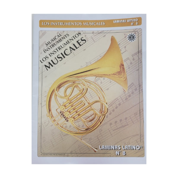 "Laminas Latino:LL-8 INSTRUMENTOS MUSICALES"