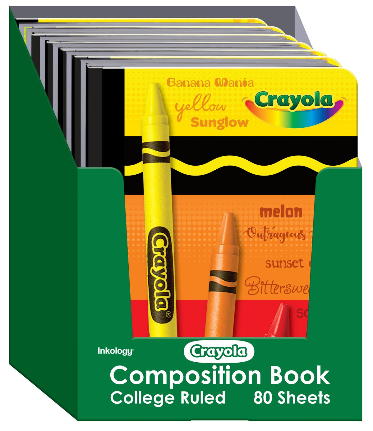 CRAYOLA THEMEBOOK 1 SUB 60 SHEETS COLLEGE RULED - 087508246314