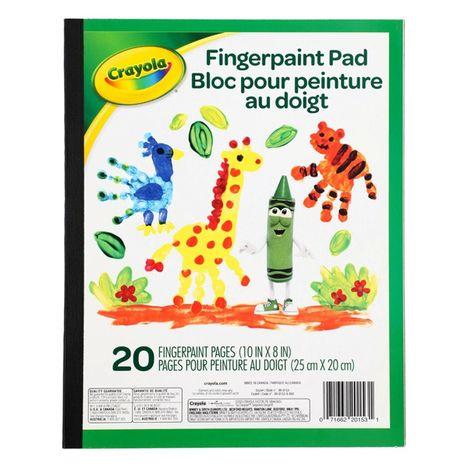 CRAYOLA FINGERPAINT ACTIVITY PAD 990153A000