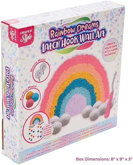 CREATE AND STYLE RAINBOW LATCH HOOK 712845 INN