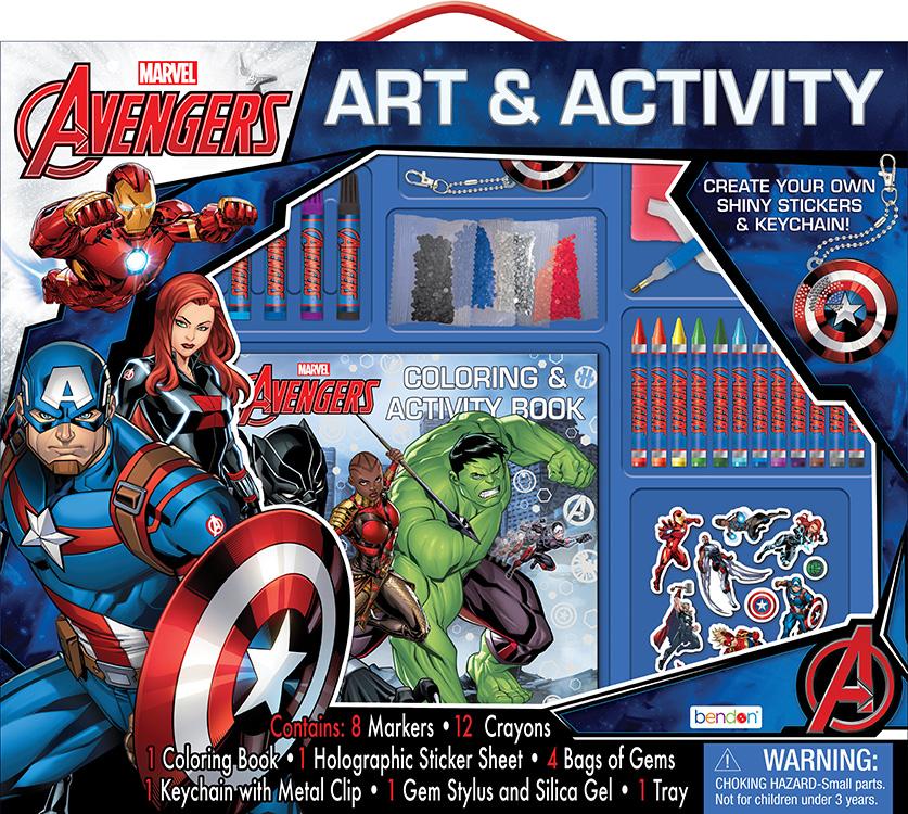 BENDON AVENGERS ART AND ACTIVITY SET CS078