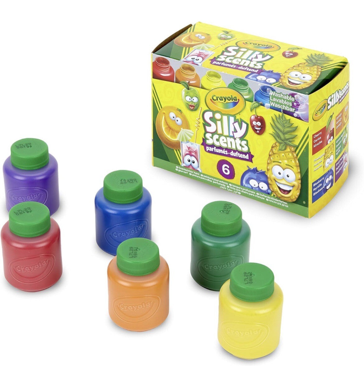 CRAYOLA SILLY SCENTS WASHABLE PAINT 6CT - 54239200