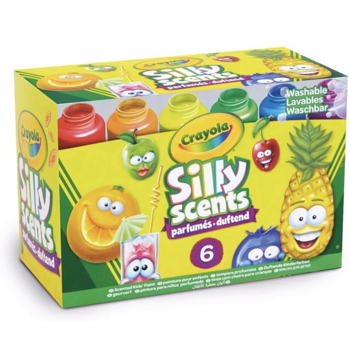 CRAYOLA SILLY SCENTS WASHABLE PAINT 6CT - 54239200