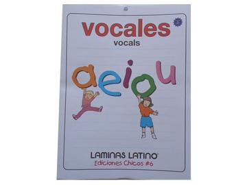 "Laminas Latino:Chicos-6 VOCALES"