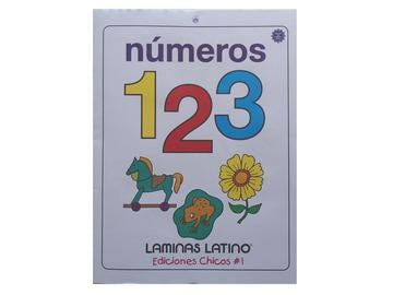 "Laminas Latino:CHICOS-1 NÚMEROS"