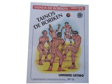 "Laminas Latino:LL-16 INDIOS DE BORINQUEN"